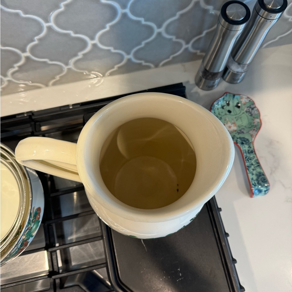 Tabletops Unlimited "Kensington Garden" vitroceramic bowls and pitcher - Picture 4 of 8